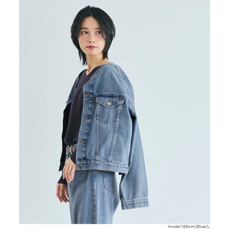 ショートデニムジャケット レディース | coca | 詳細画像13 
