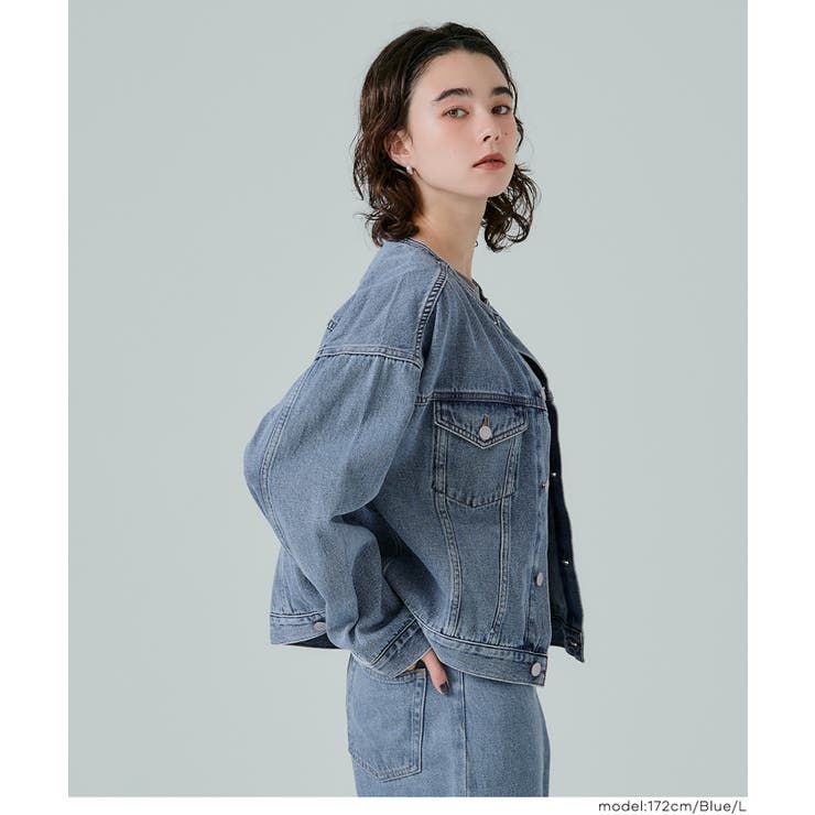 ショートデニムジャケット レディース | coca | 詳細画像7 
