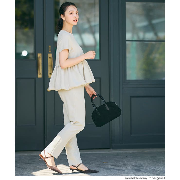 フロッキードットバルーンブラウス | coca | 詳細画像11 