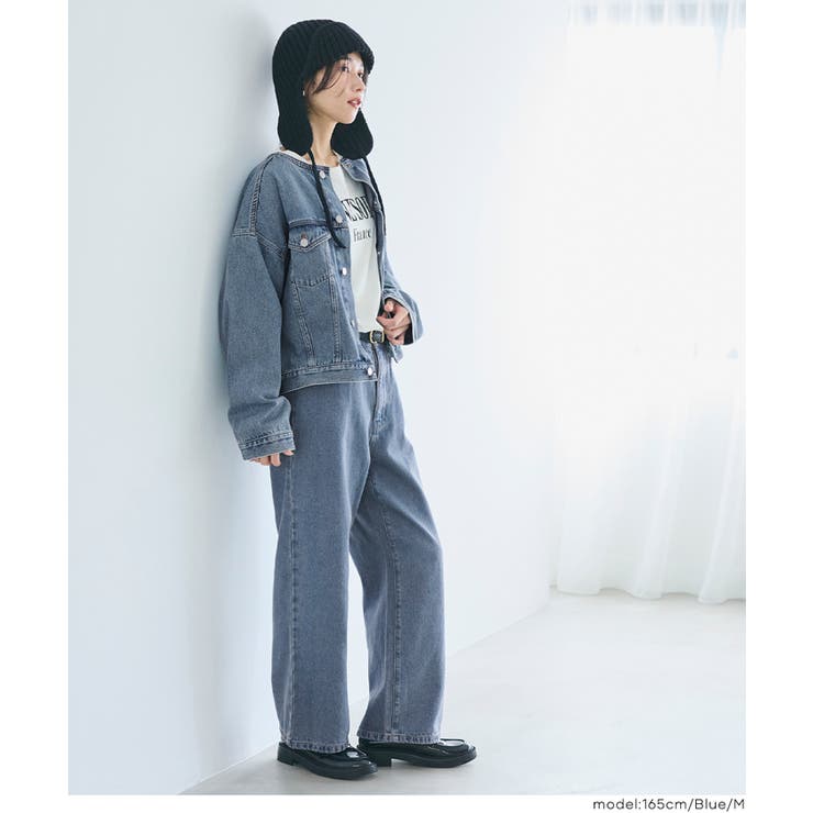 ストレートデニムパンツ レディース | coca | 詳細画像8 