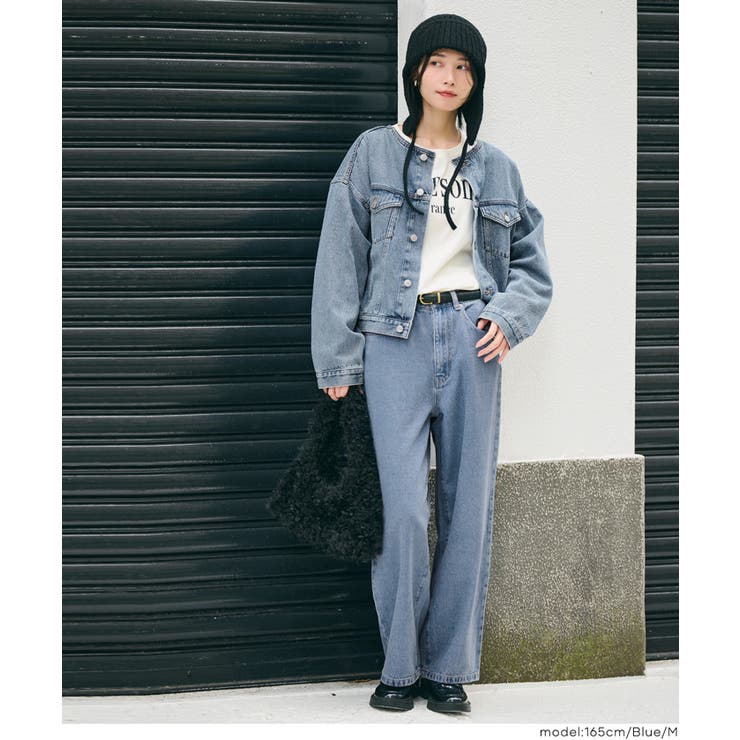 ストレートデニムパンツ レディース | coca | 詳細画像9 