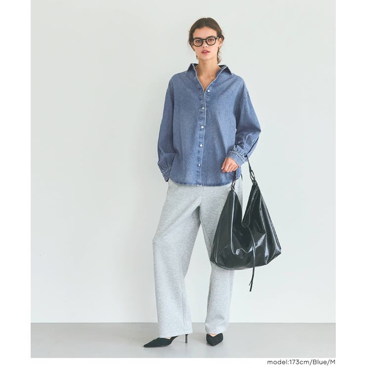 ボリュームスリーブデニムシャツ レディース | coca | 詳細画像8 