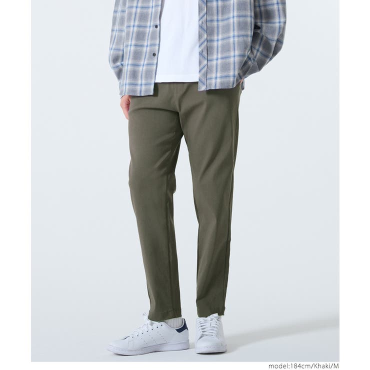 ［Navy］ | ストレッチイージーテーパードパンツ メンズ | coca