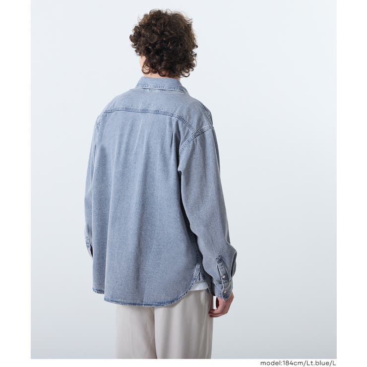 8.5ozデニムシャツ メンズ | coca | 詳細画像11 