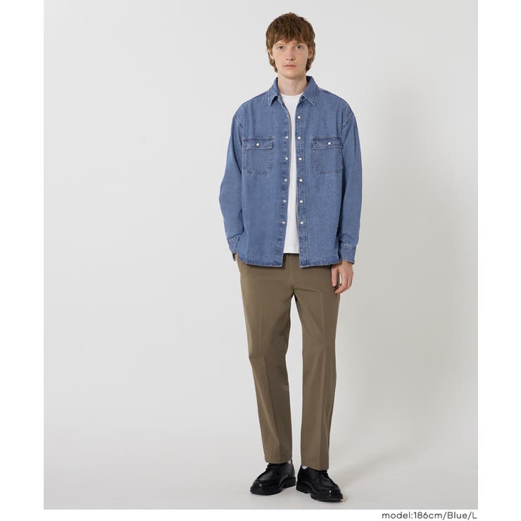 8.5ozデニムシャツ メンズ | coca | 詳細画像7 