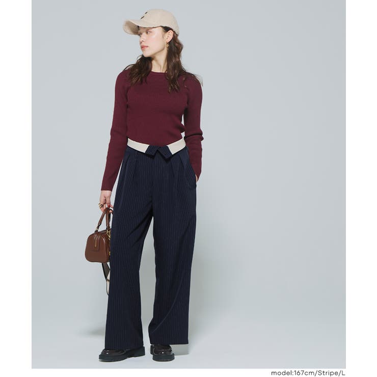 ウエストアレンジでこなれ感アップ！ウエストデザインワイドパンツ | coca | 詳細画像13 