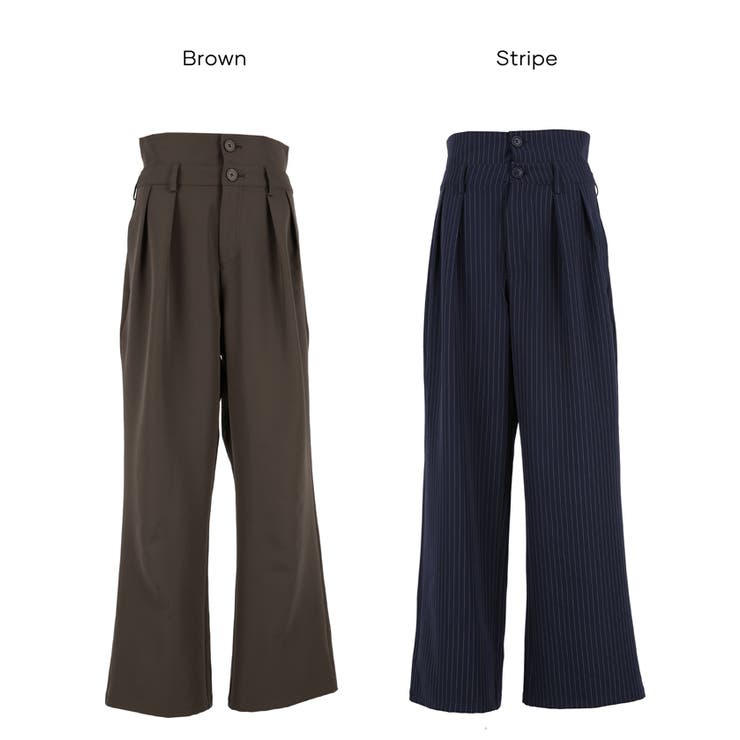 ウエストアレンジでこなれ感アップ！ウエストデザインワイドパンツ | coca | 詳細画像21 