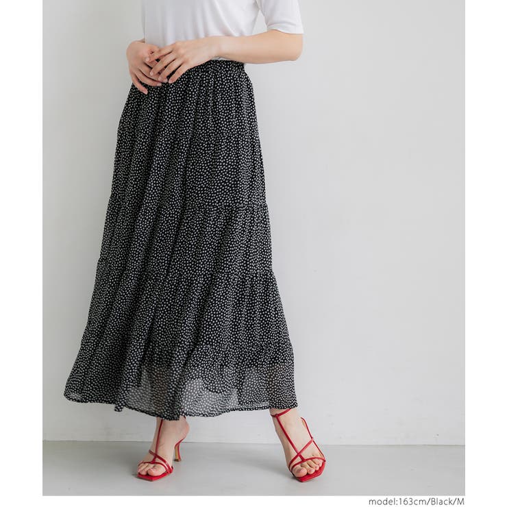 シフォンティアードスカート レディース[品番：PA000017219]｜coca