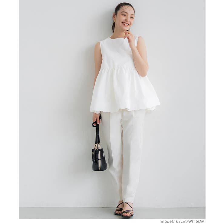 裾スカラップノースリーブブラウス レディース | coca | 詳細画像13 