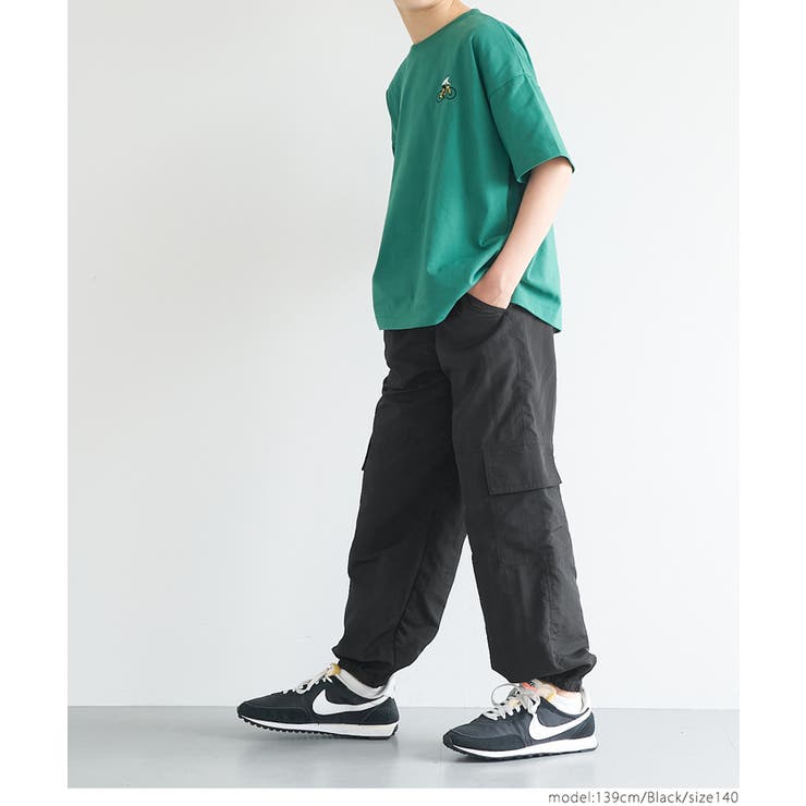 ワッシャーナイロンカーゴパンツ キッズ[品番：PA000017108