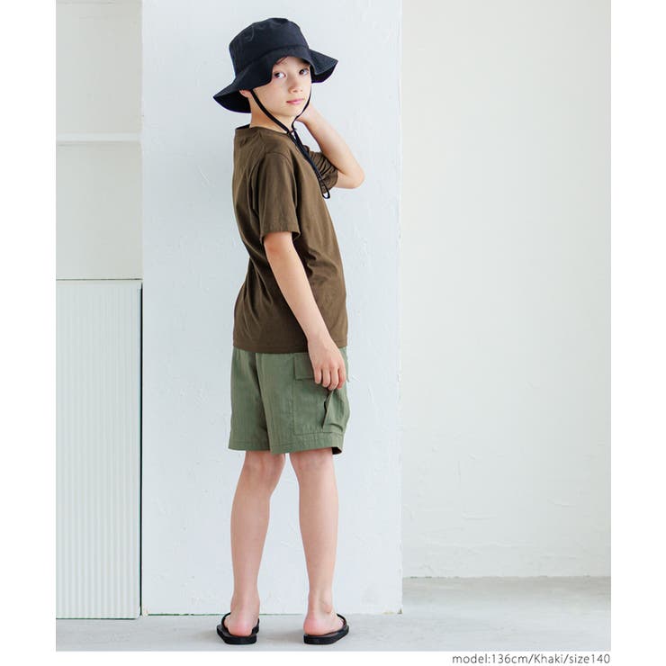 ワッシャーナイロンカーゴハーフパンツ キッズ | coca | 詳細画像10 
