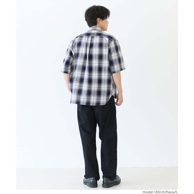 c-boy style(No.106)アメカジグランパコア 半袖チェックシャツ グランジウォッシュ チェックシャツ | ness.