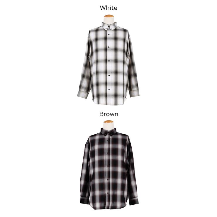 メンズTRマドラスチェック長袖シャツ メンズ | coca | 詳細画像15 