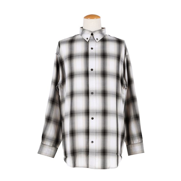 メンズTRマドラスチェック長袖シャツ メンズ | coca | 詳細画像2 