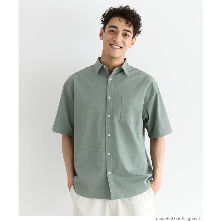 楊柳半袖シャツ メンズ | coca | 詳細画像12 