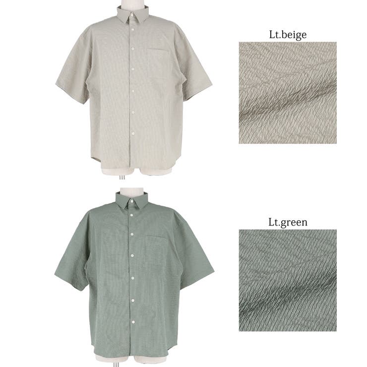 楊柳半袖シャツ メンズ | coca | 詳細画像2 