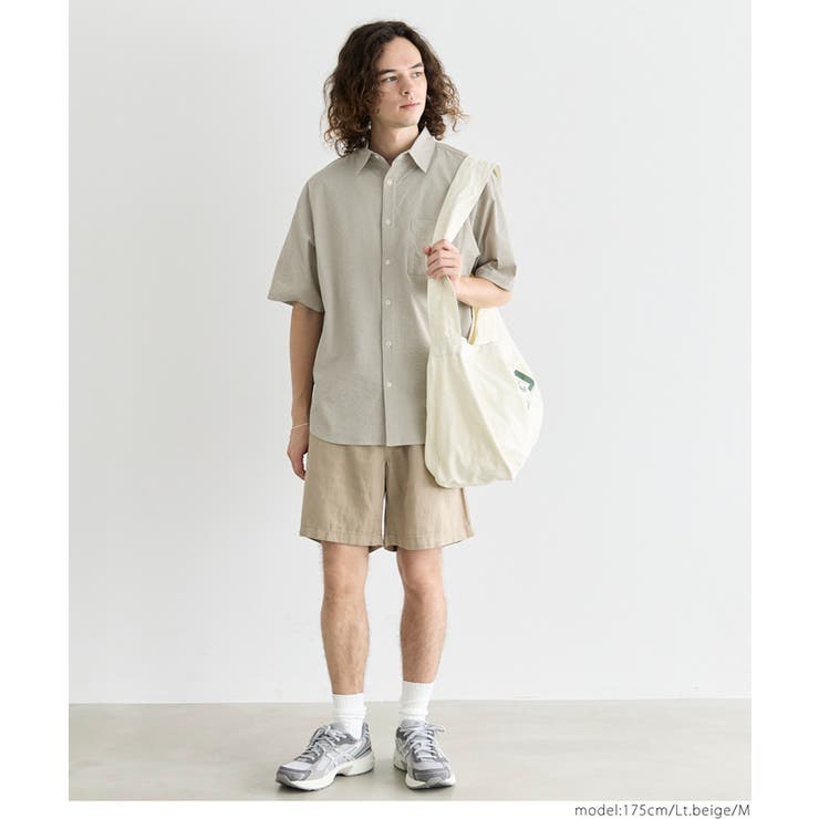 楊柳半袖シャツ メンズ | coca | 詳細画像3 