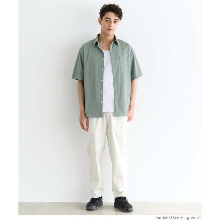 楊柳半袖シャツ メンズ | coca | 詳細画像10 