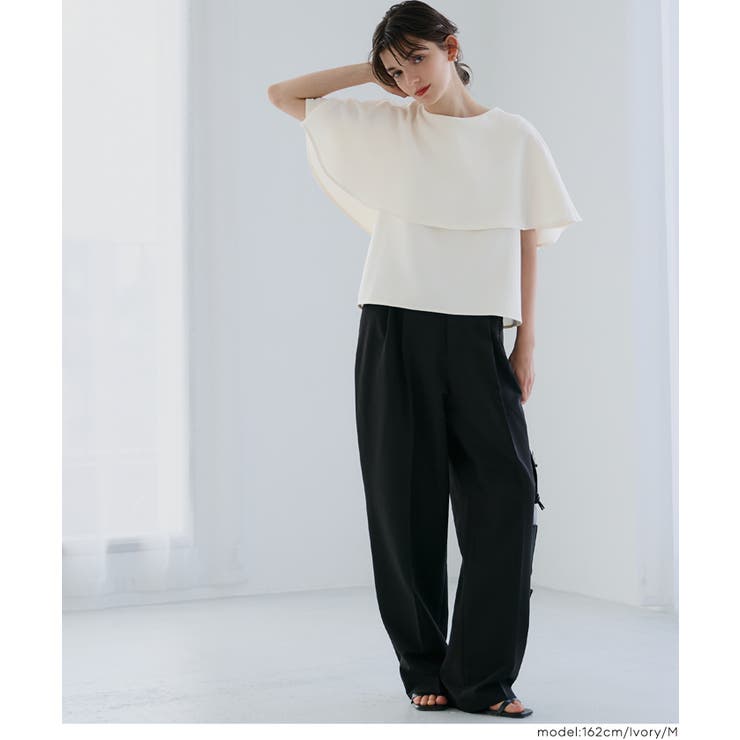 ケープブラウス レディース | coca | 詳細画像12 