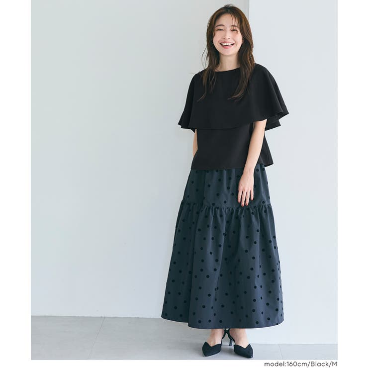 ケープブラウス レディース | coca | 詳細画像15 