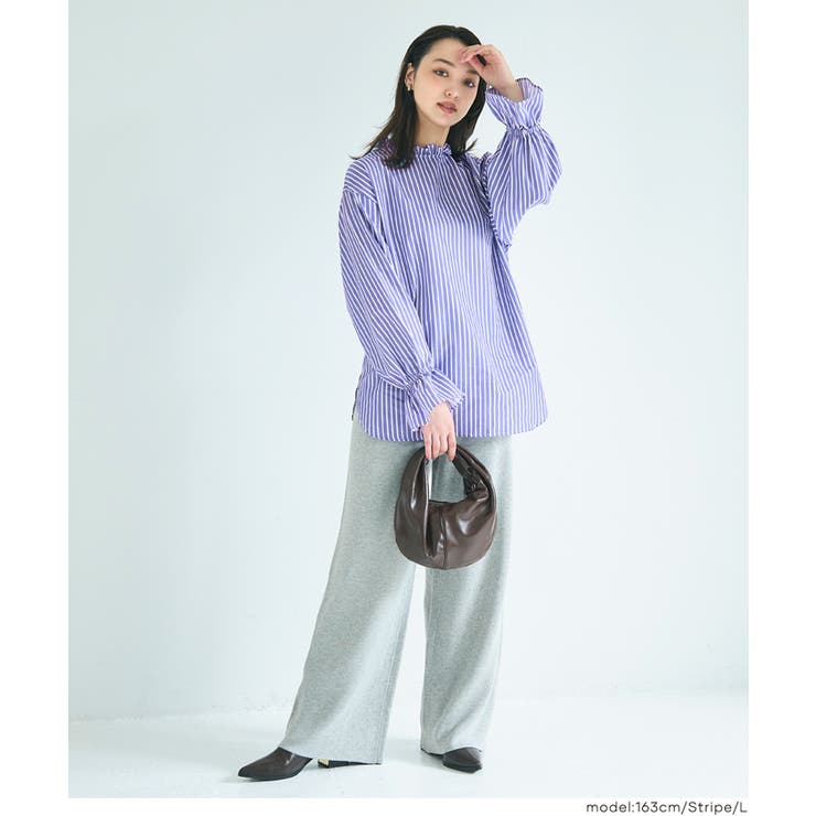 スタンドフリルブラウス レディース | coca | 詳細画像16 