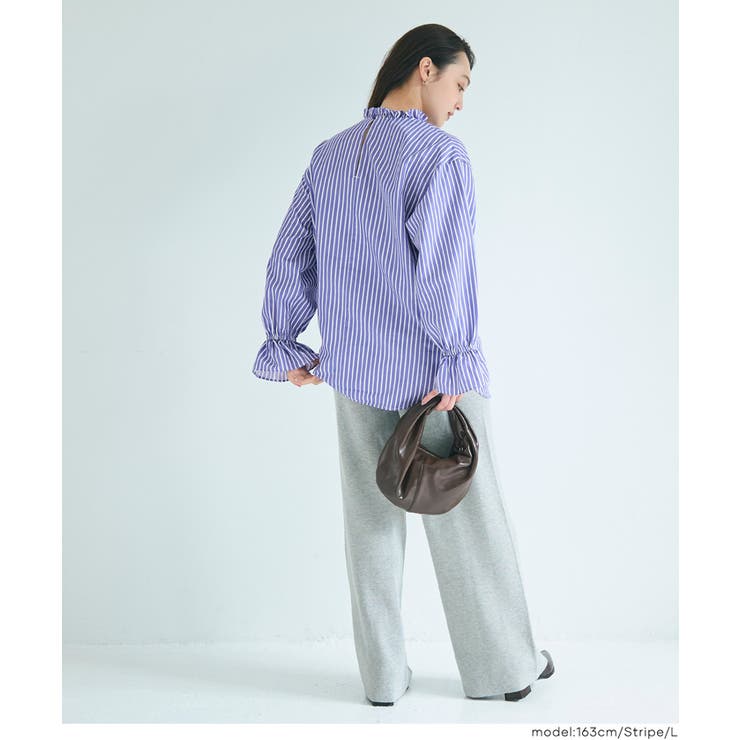 スタンドフリルブラウス レディース | coca | 詳細画像18 