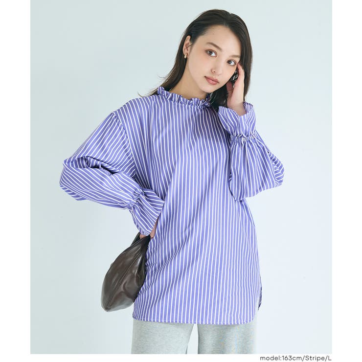 スタンドフリルブラウス レディース | coca | 詳細画像19 