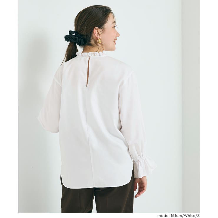 スタンドフリルブラウス レディース | coca | 詳細画像10 