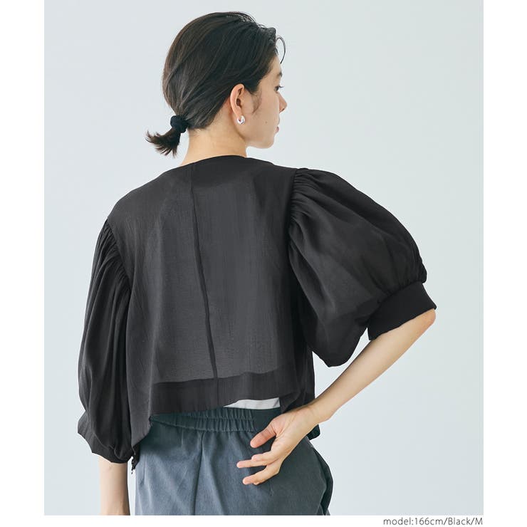 シースルーブラウスジャケット | coca | 詳細画像5 