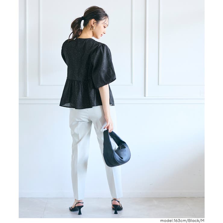 シースルーフレアブラウスジャケット | coca | 詳細画像18 