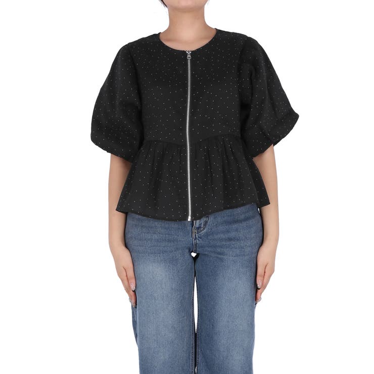 シースルーフレアブラウスジャケット | coca | 詳細画像4 