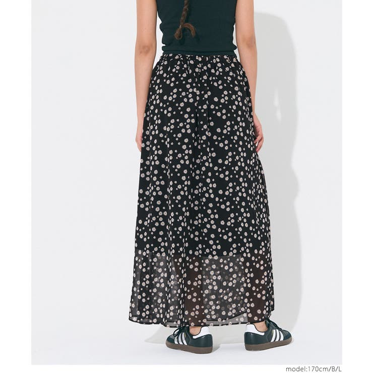 シフォン花柄スカート | coca | 詳細画像14 