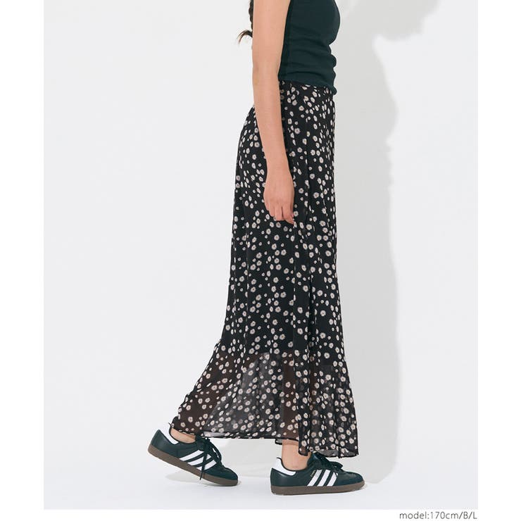 シフォン花柄スカート | coca | 詳細画像16 