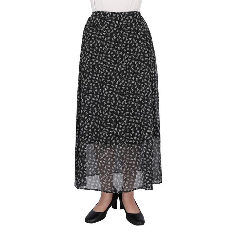 シフォン花柄スカート レディース[品番：PA000017299]｜coca