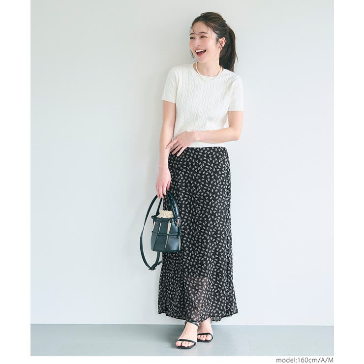 シフォン花柄スカート[品番：PA000017299]｜coca（コカ）の
