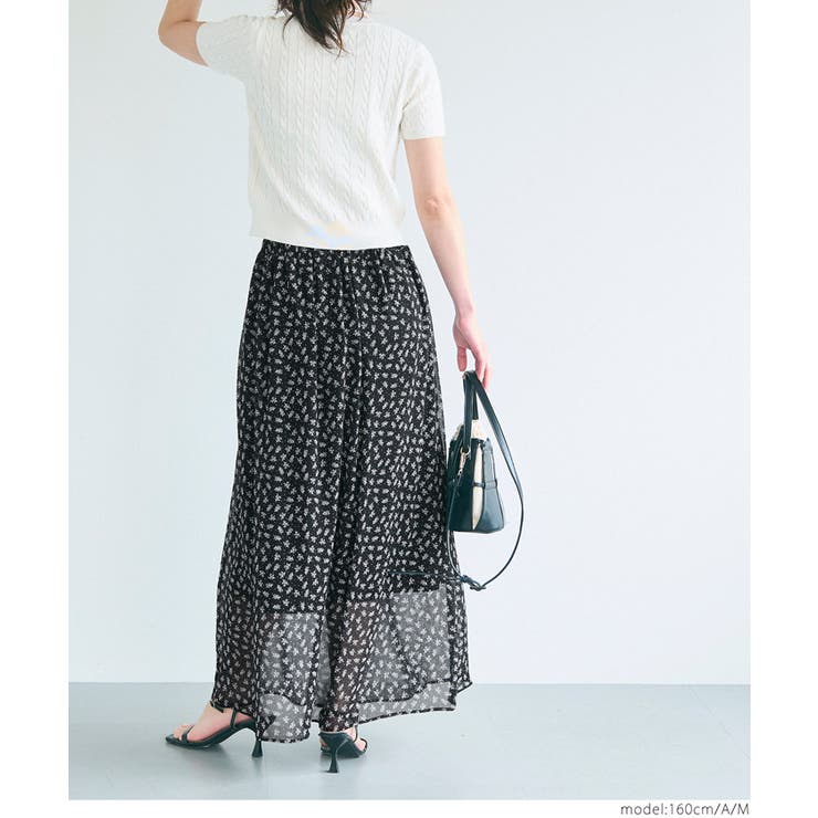 シフォン花柄スカート | coca | 詳細画像10 