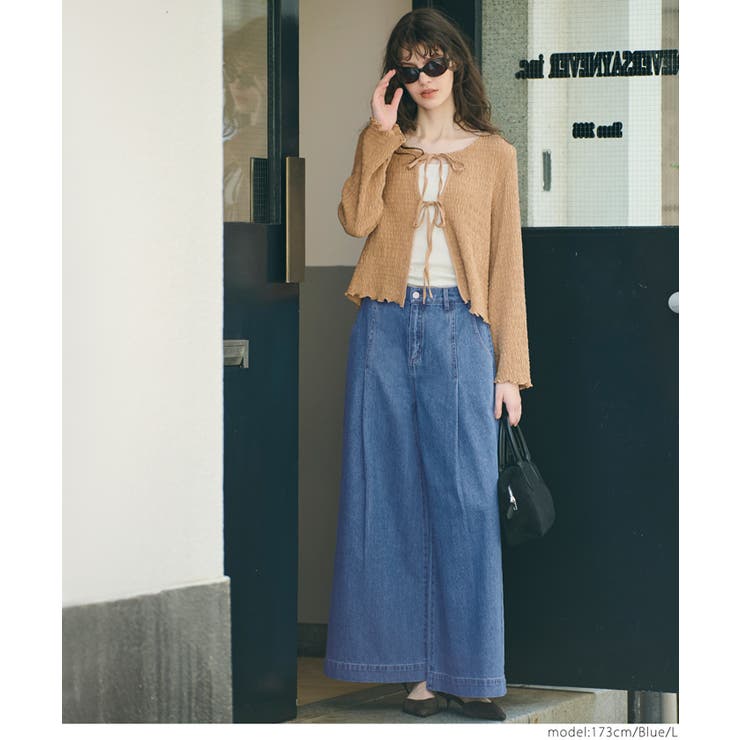 harapeco はらぺこ商店 デニムパンツ ブリーチ e]Denim Pants-ブリーチ | harapeco Store