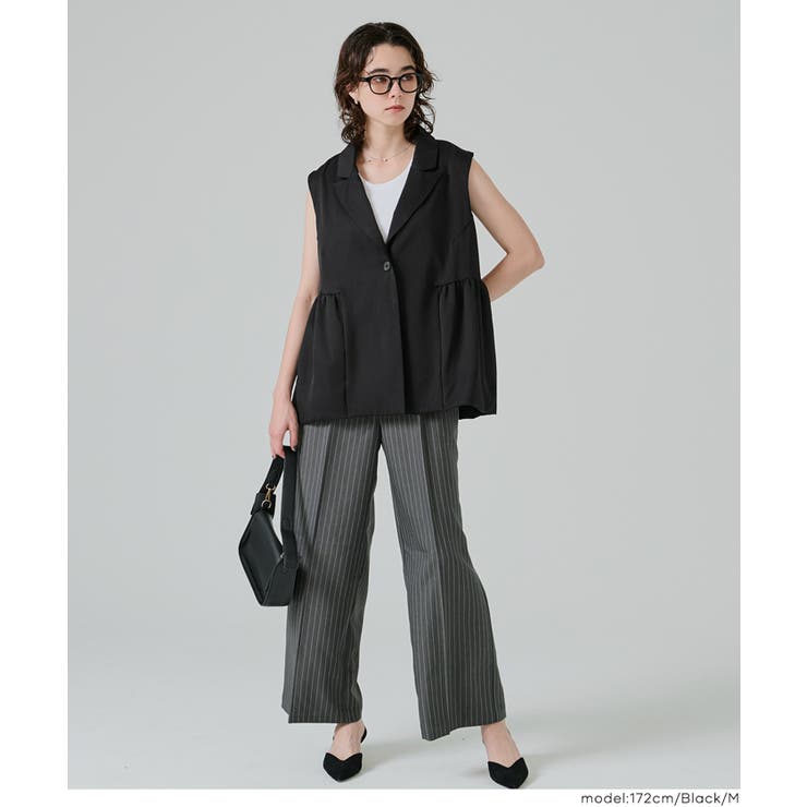 バルーンヘムベストジャケット | coca | 詳細画像11 