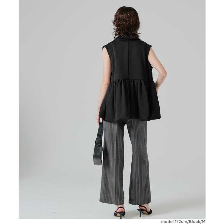 バルーンヘムベストジャケット | coca | 詳細画像12 