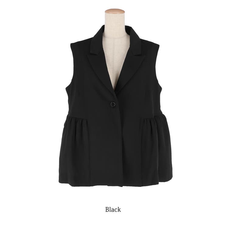 バルーンヘムベストジャケット | coca | 詳細画像15 