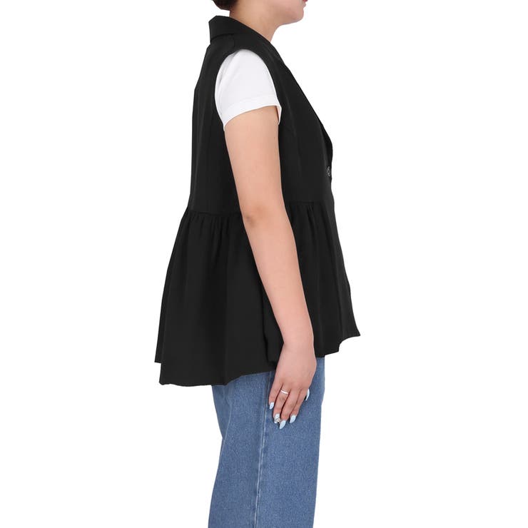 バルーンヘムベストジャケット | coca | 詳細画像4 