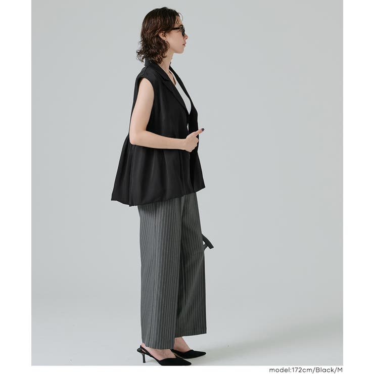 バルーンヘムベストジャケット | coca | 詳細画像7 