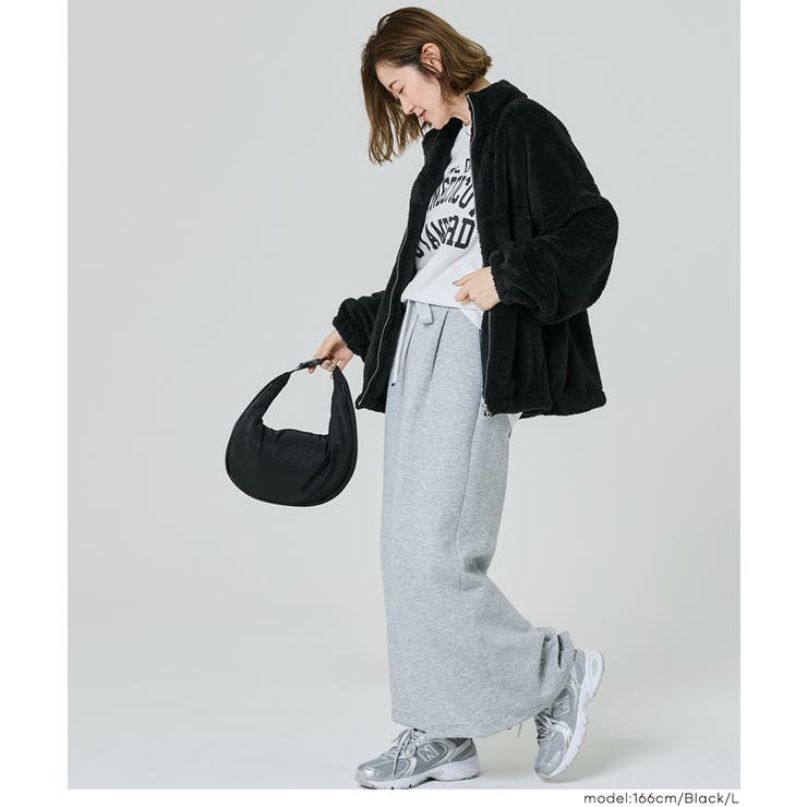 【洗える】フリースジップアップジャケット | coca | 詳細画像16 