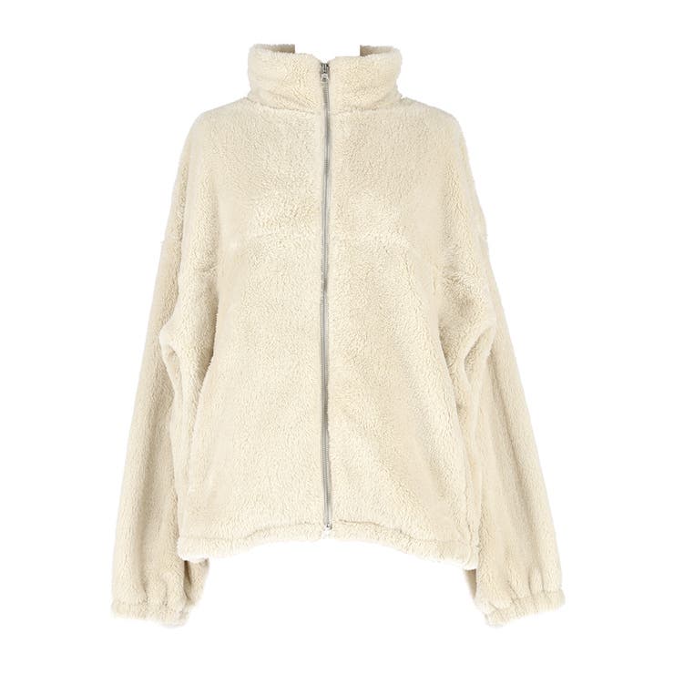 【洗える】フリースジップアップジャケット | coca | 詳細画像2 