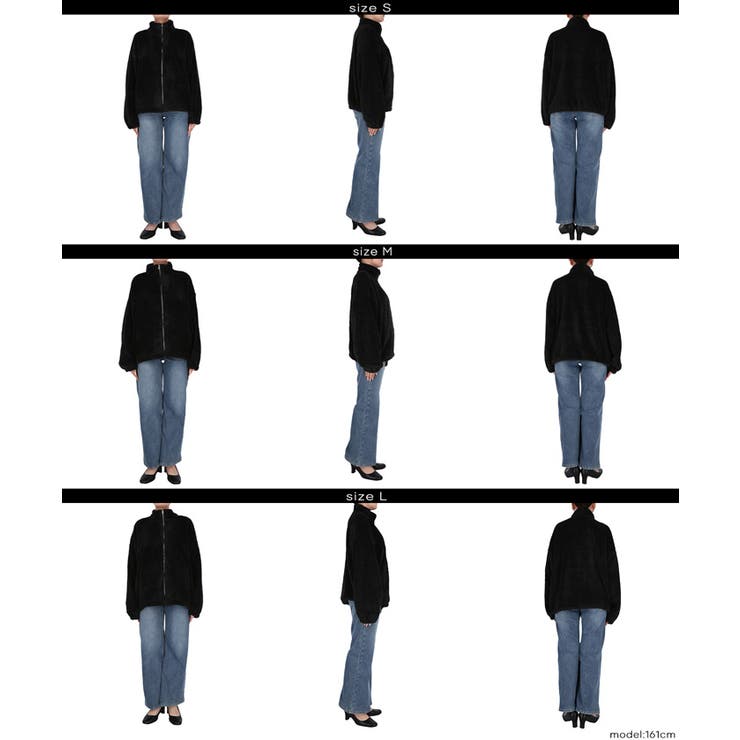 【洗える】フリースジップアップジャケット | coca | 詳細画像22 