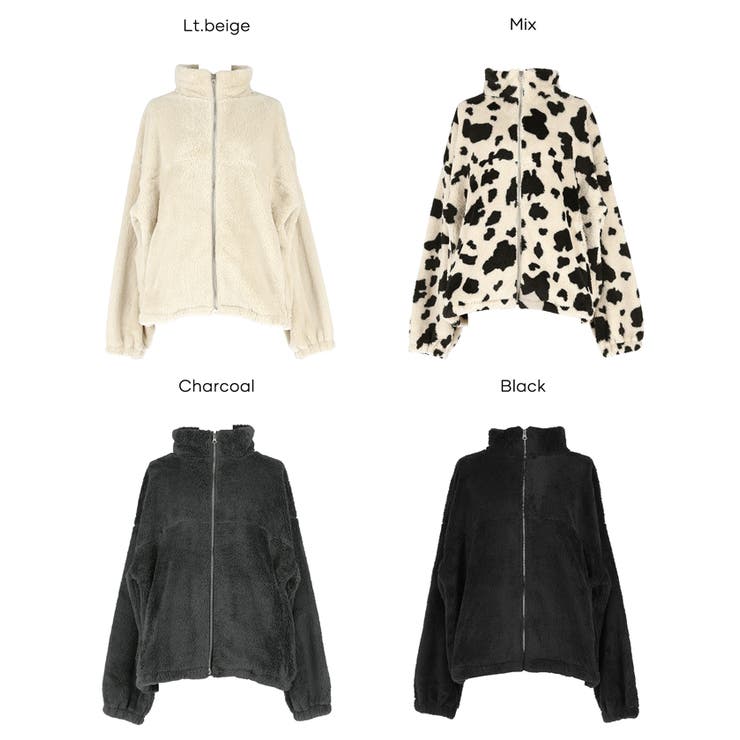 【洗える】フリースジップアップジャケット | coca | 詳細画像24 