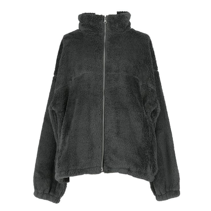 【洗える】フリースジップアップジャケット | coca | 詳細画像3 