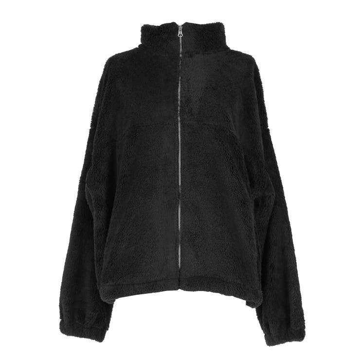 【洗える】フリースジップアップジャケット | coca | 詳細画像4 