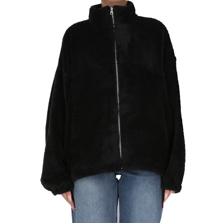 【洗える】フリースジップアップジャケット | coca | 詳細画像6 