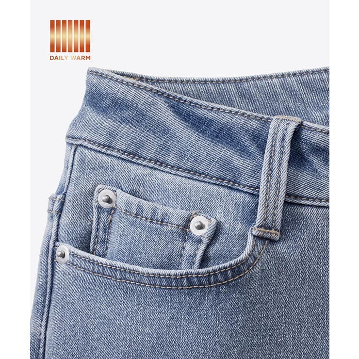 【DAILY WARM】裏起毛デニムフレアパンツ | coca | 詳細画像7 